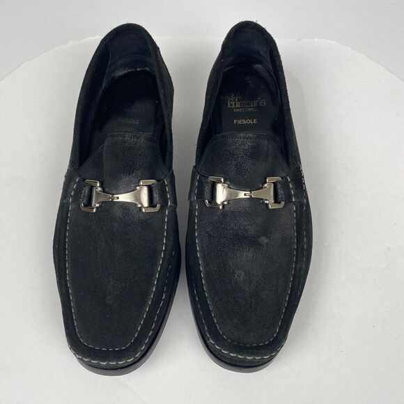 Allen Edmonds FIESOLE Shoes Italian Loafer Size 10 D  Black Suede Shoe Confort main image 13